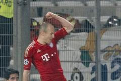Olympique Marseille - Bayern Mnichov (Arjen Robben, radost)