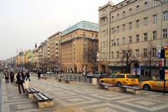 Dům č. 1601 na Václavském náměstí určený k demolici