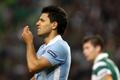 Evropská liga: Sporting Lisabon - Manchester City (Sergio Agüero, smutek)