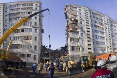 Výbuch plynu srovnal v Rusku se zemí 9patrový panelák