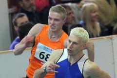 Mistrovství republiky (halové) v atletice, Stromovka, únor 2012, sprint na 200 metrů, Vojtík a Šorm