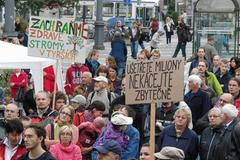 Pardubice - další protest proti kácení zeleně