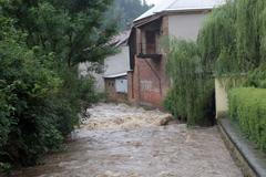 Velká voda pod Orlickými horami