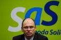 Richard Sulík na tiskovkce (SaS)