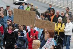 Pardubice - další protest proti kácení zeleně