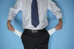 Chudoba, prázdné kapsy - ilustrační foto