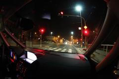 Noční průjezd prahou