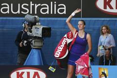 Australian Open: Kvitová (smutek) se loučí s publikem v Melbourne
