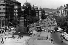 Tramvaje na Václavském náměstí