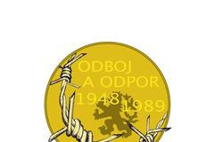 Odznak - odboj a odpor - žlutý