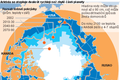 Arktida - rozsah ledové pokrývky