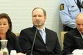 Anders Behring Breivik u soudu v norském Oslo