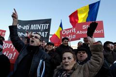 Demonstrace v Rumunsku