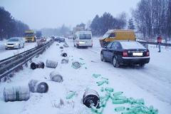 Sněhová kalamita na D1