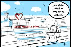 havel letiště kresba vyoral