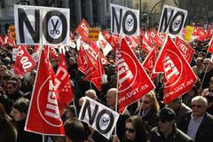 Španělé demonstrovali proti reformám