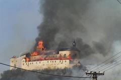 Požár hradu Krásná Hôrka