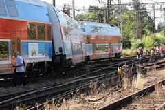 Vlak vykolejil v Čelákovicích