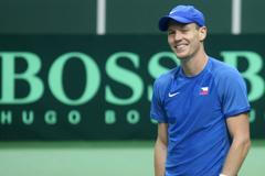 Davis Cup Česko - Itálie (Tomáš Berdych radost)