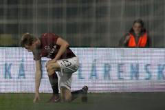 Sparta - Baník Ostrava (hooligans, otřesený Krejčí)