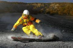 Lyžování na kamenech v Rakousku