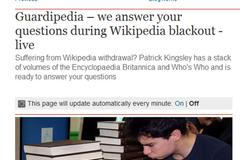 Guardian na den nahrazuje Wikipedii