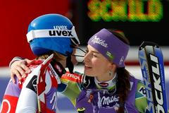 SP ve Špindlerově Mlýně: Marlies Schildová a Tina Mazeová