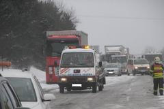 Sněhová kalamita na D1