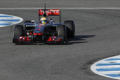 Testy v Jerezu: Lewis Hamilton