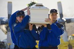 Belgie - nehoda s dětmi - rakve s ostatky