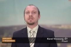 Karel Vovesný, reportér České televize