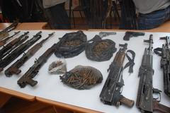 Zbraně, které patřily dagestánským teroristům