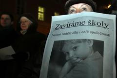 demonstrace proti reformám ve školství