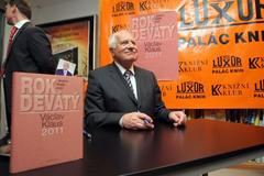 Autogramiáda Václava Klause