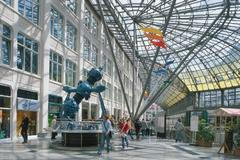 Německé město Jena - nákupní galerie Goethe