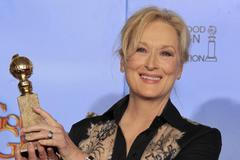 Zlaté Glóby -Meryl Streepová