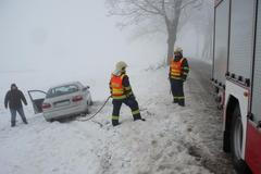 Orkán Andrea nehody