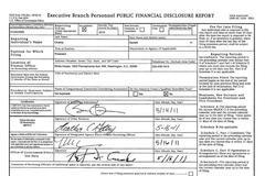 Přiznání majetku B. Obamy - 1