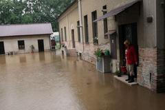 Velká voda pod Orlickými horami