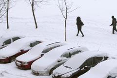 Mrazy v Bělorusku - Minsk