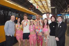 RegioJet - personál v plavkách