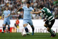 Manchester City a Sporting Lisabon (Agüero)