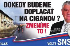 Slotova SNS útočí proti Romům