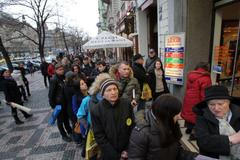 Autogramiáda Václava Klause