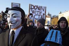 protest pirátské strany