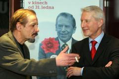 Premiéra Občana Havla: režisér Miroslav Janek a Ladislav Špaček