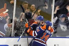 NHL: Edmonton - Sam Gagner (osm bodů)