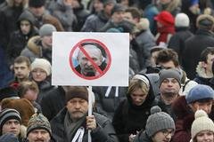 Demonstrace proti Putinovi a férovosti voleb