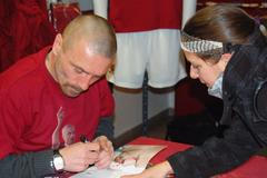 Řepkova autogramiáda na Spartě