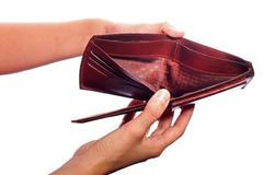 Chudoba, prázdná peněženka - ilustrační foto